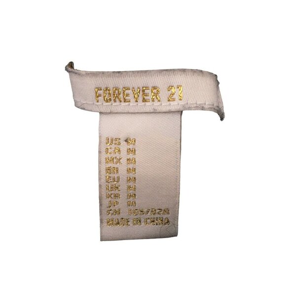 Forever 21 Womens Cropped Sweater Size Medium Gray Turtleneck with Drawstring - Picture 10 of 13